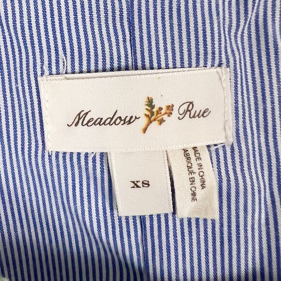 🎁 Anthropologie Meadow Rue Nuria Paisley Print Swing Tank Top Size XS Blue - Picture 7 of 10